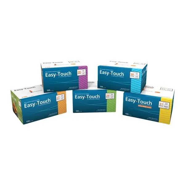1mL | 31G x 8mm | Easy Touch Standard Insulin Syringe | 100/box  (10 unit/Bag ,10 Bag/box, 5 box/case)