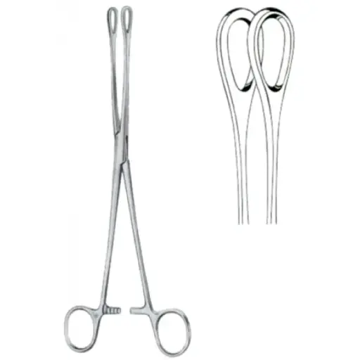 [19-990] Surgical Sponge Forceps 24 CM | 19-990